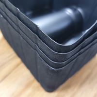 schwarze PS-Flockfolie zum Tiefziehen von Crafts-Innenschalen