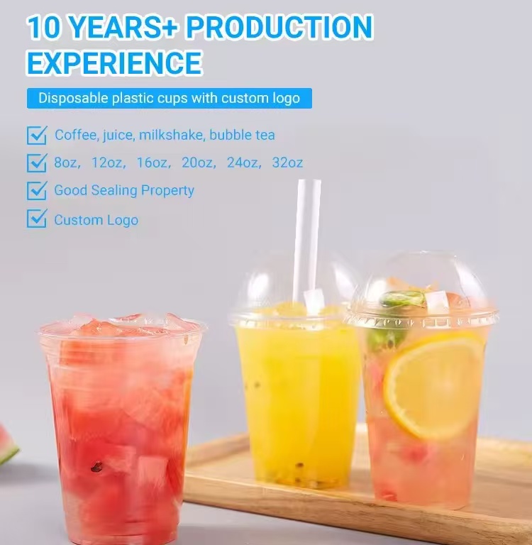Transparent PET Cup Durable Drinkware