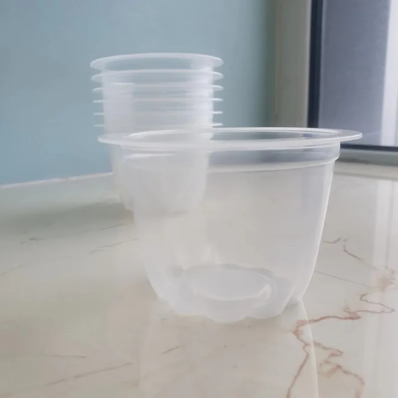 Hoge transparantie polypropyleen beker, geschikt voor levensmiddelen, PP-container