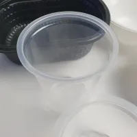 Hoge transparantie polypropyleen beker, geschikt voor levensmiddelen, PP-container