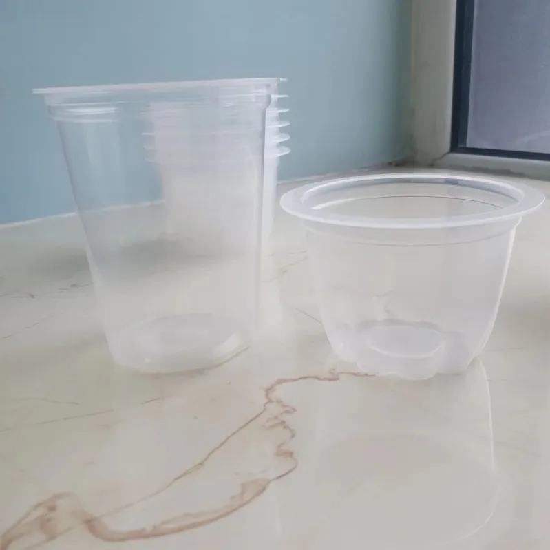 Hoge transparantie polypropyleen beker, geschikt voor levensmiddelen, PP-container