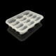 Bandeja desechable para refrigerios de PP de grado alimenticio