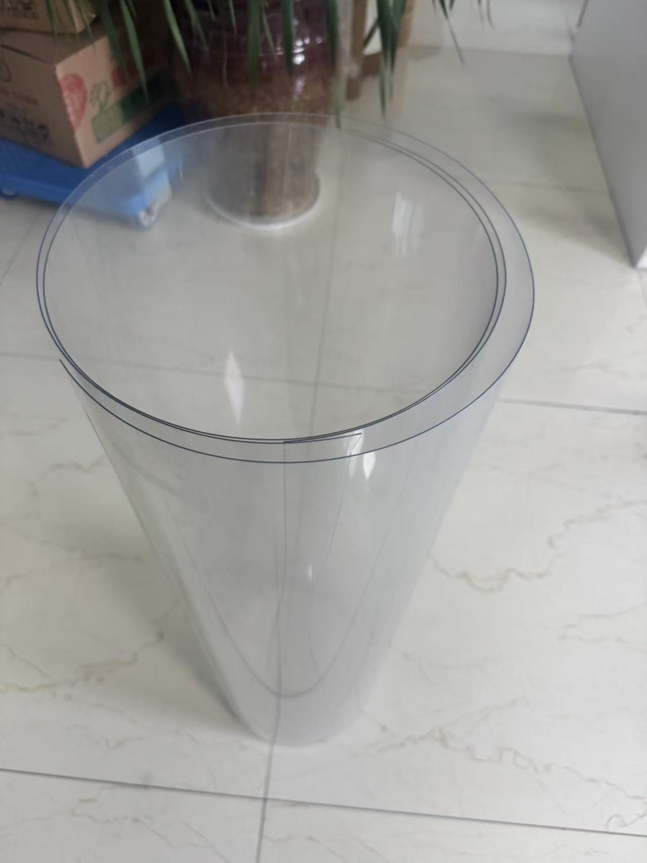 Transparent PVC film