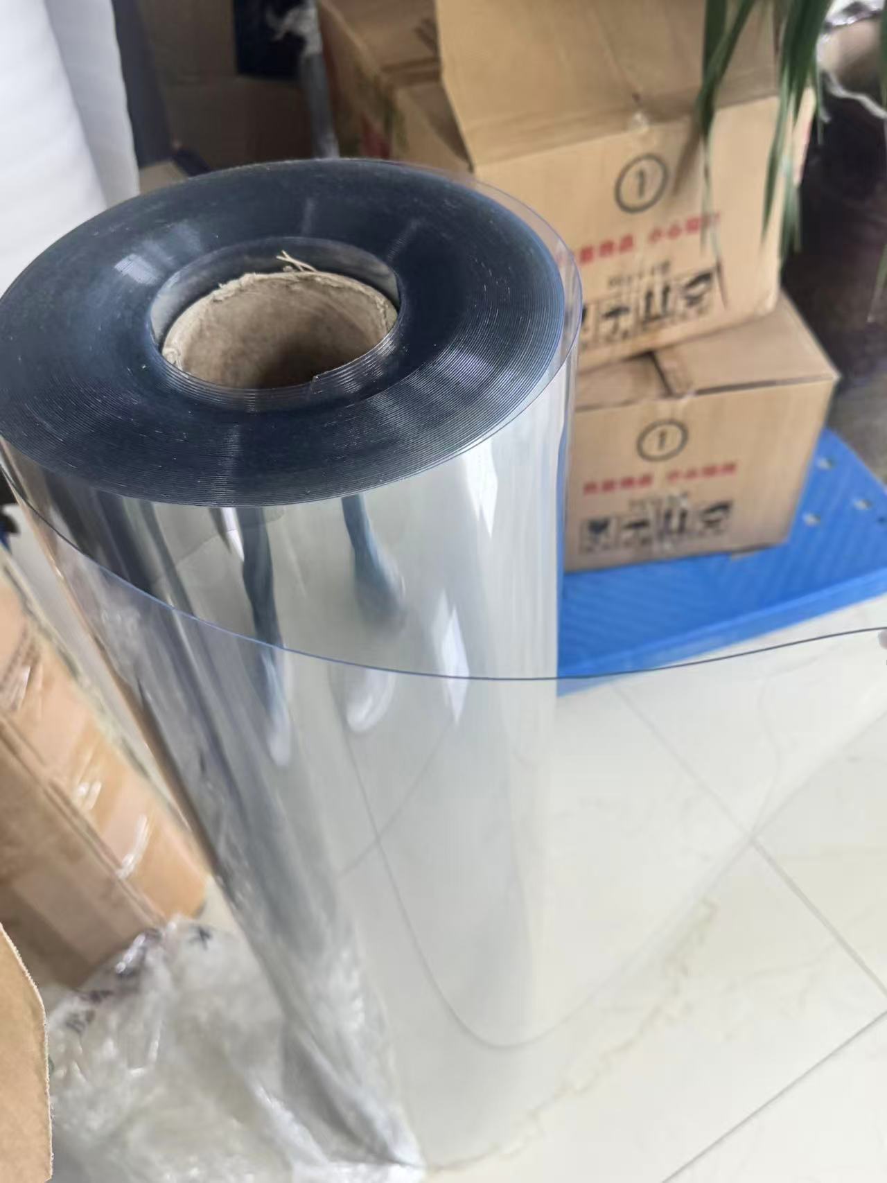 Transparent PVC food packaging blister