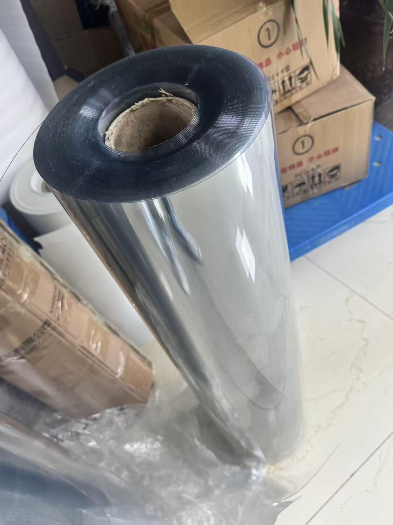 Transparent PVC food packaging blister