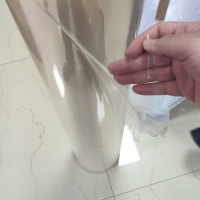 Highly transparent window film, paper box with transparent film window