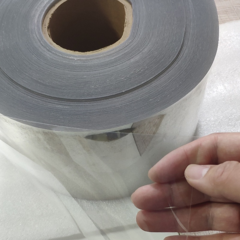 Highly transparent window film, paper box with transparent film window