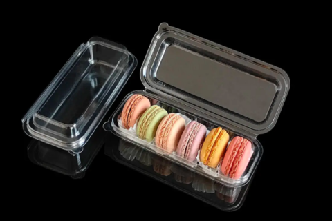 Supermarket Pet Tray Food Container Cakes Packaging Box