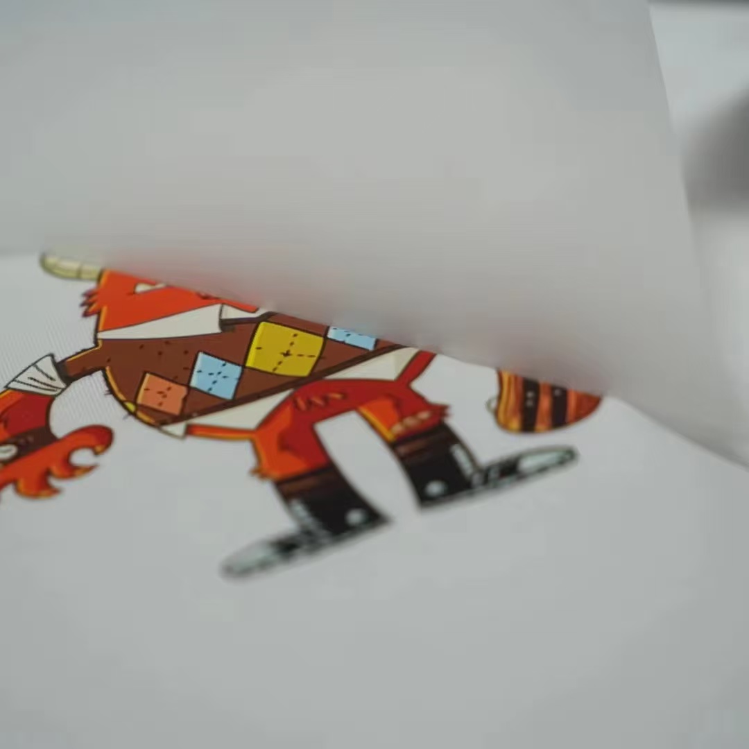 DTF PET film pattern transfe