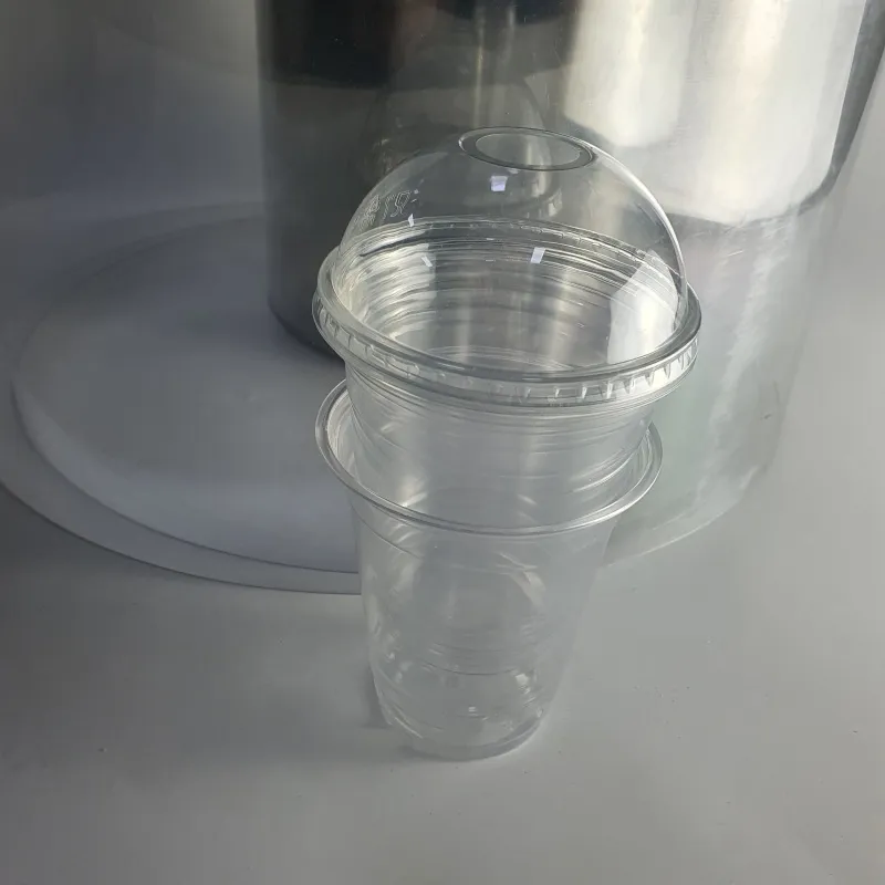 Transparent PET-film, genbrugsmaterialer til kopper #PCR