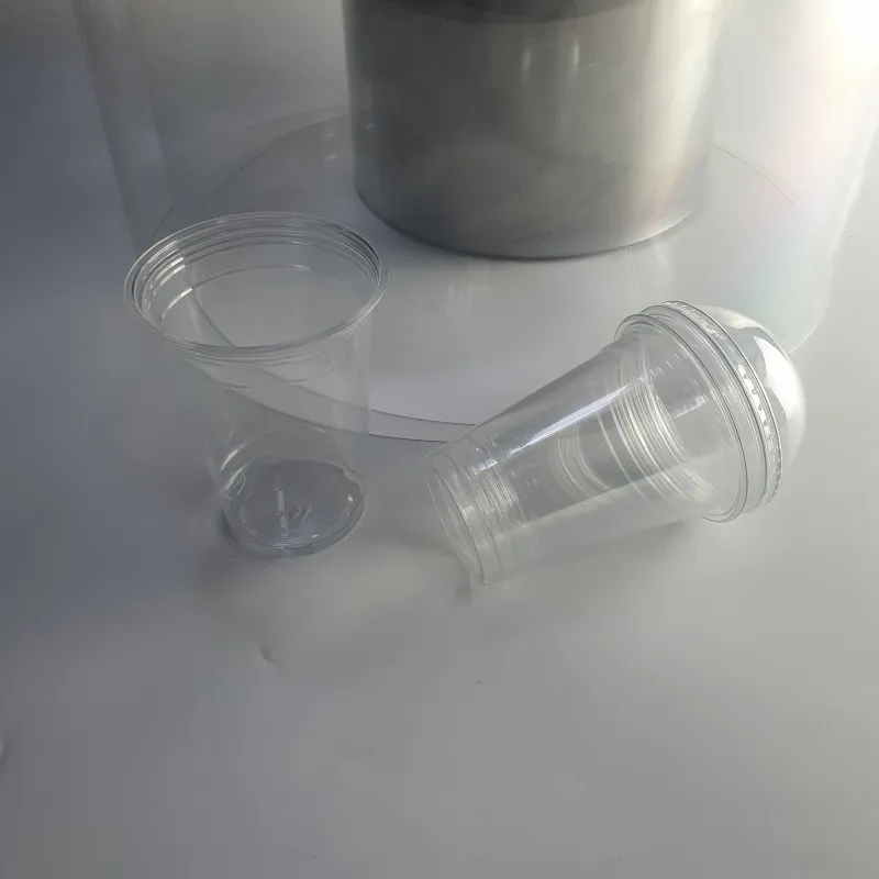 Transparent PET-film, genbrugsmaterialer til kopper #PCR