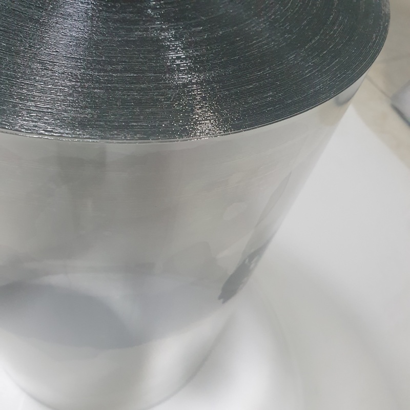 Przezroczysta folia PET z materiałów pochodzących z recyklingu na kubki #PCR