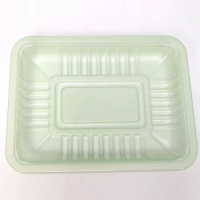 Bandeja para mapas de alimentos termosellada en PET formada al vacío