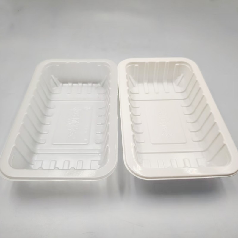 White Disposable PP Food Tray