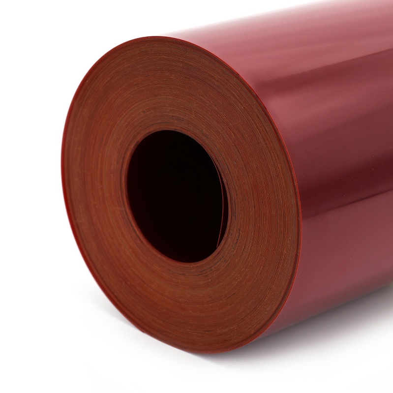 rödbrun färg, blå, kaffe, vit ogenomskinlig PVC-film