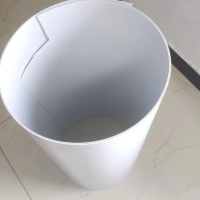 1,2 mm neprozorna bela trda plošča iz PS/PE