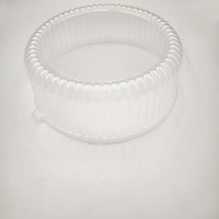 Boîte ronde pour gâteaux en PET, emballage blister avec couvercle