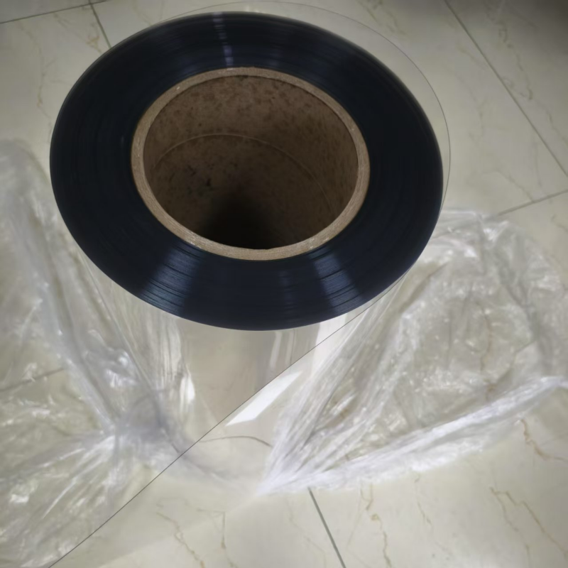 Filme rígido de PET altamente transparente para embalagens blister