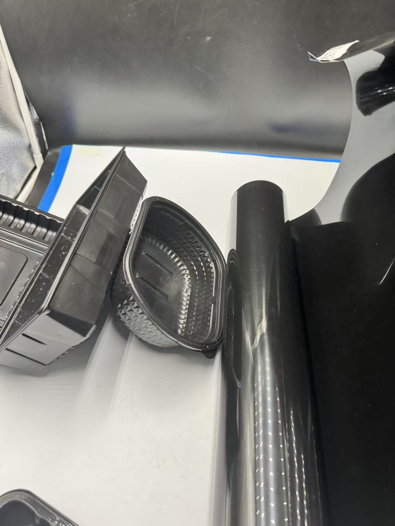 Black PET film disposable tableware