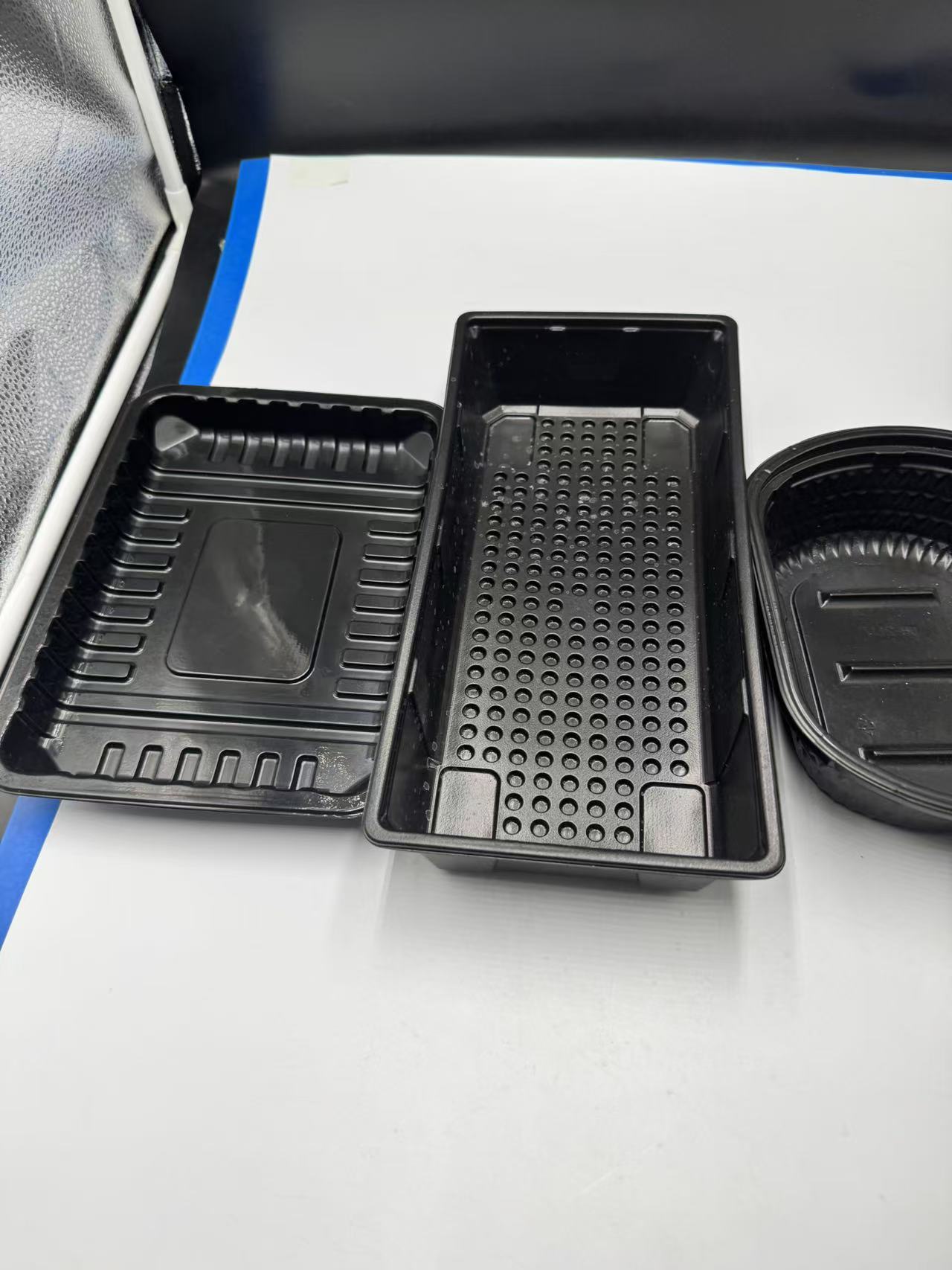 Black PET film food packaging