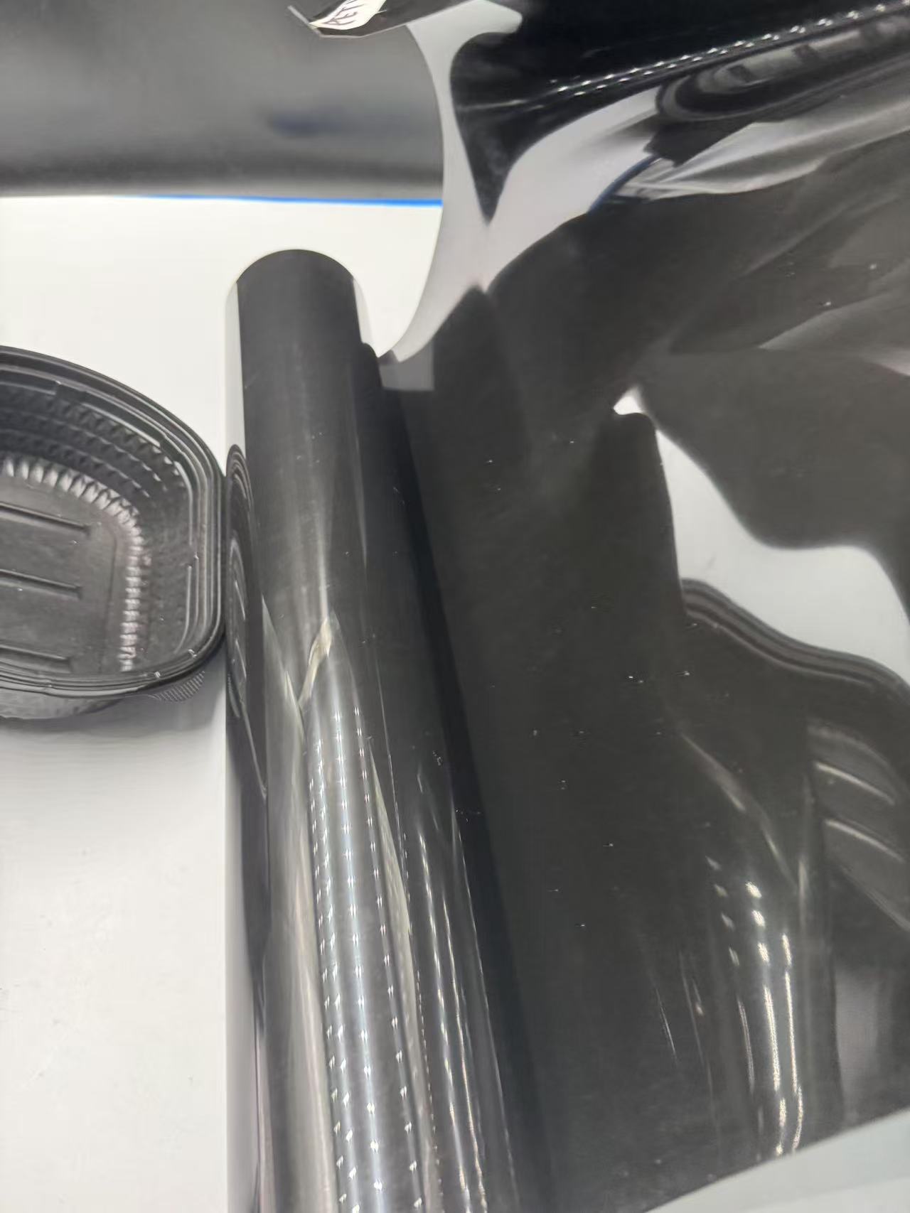 Black PET film food packaging