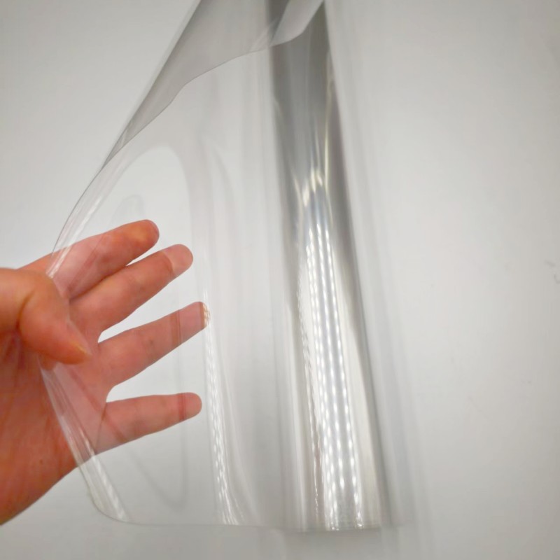 High transparency PET film for blister packaging