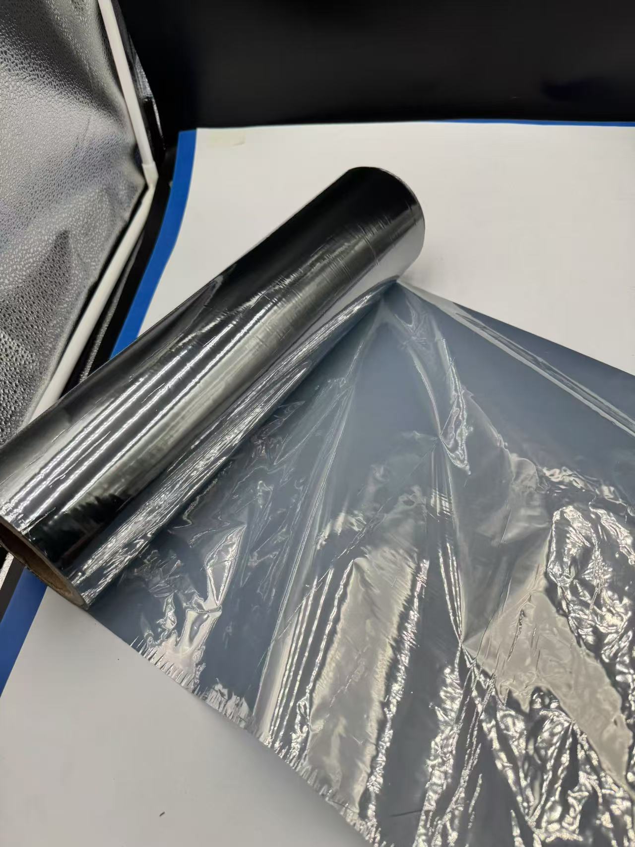 Grey PET antistatic film electronics packaging