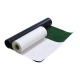 one side glossy one side coated with velvet black PS flocking sheet