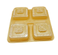 Golden PP food packaging box plastic tray insert