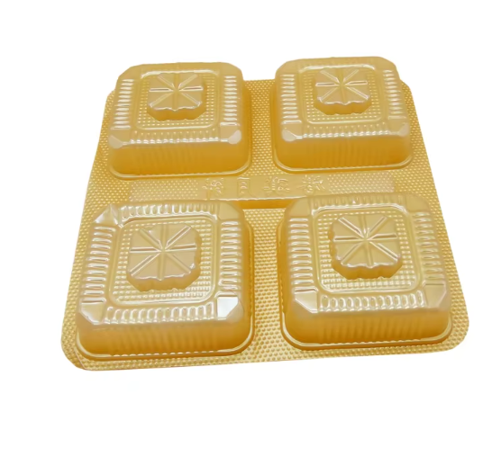 Arany PP élelmiszer-csomagoló doboz műanyag tálca