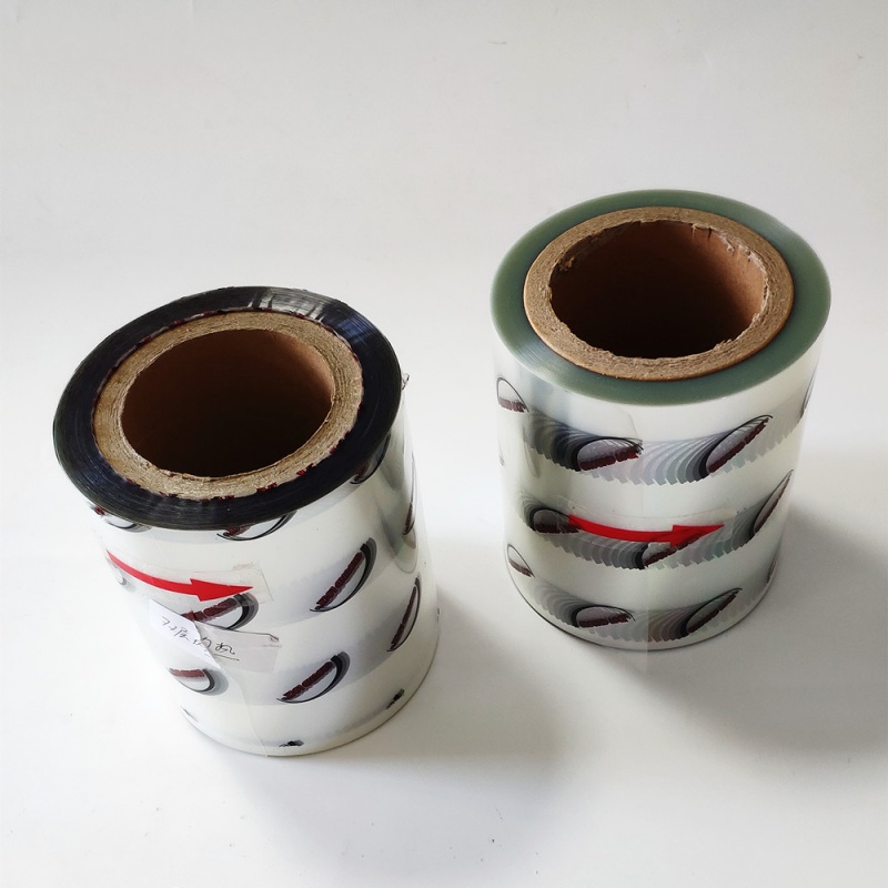 Прозрачная термосвариваемая ПЭТ-пленка с печатью для изготовления пакетов