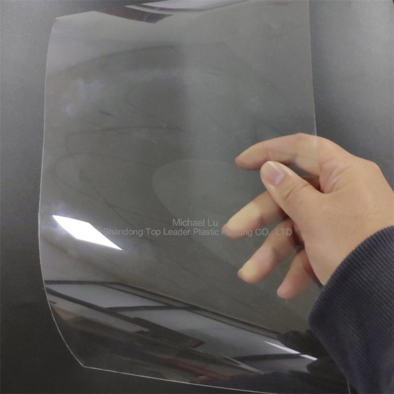 Feuille rigide transparente en PETG, matériau recyclable de qualité alimentaire, thermoscellable