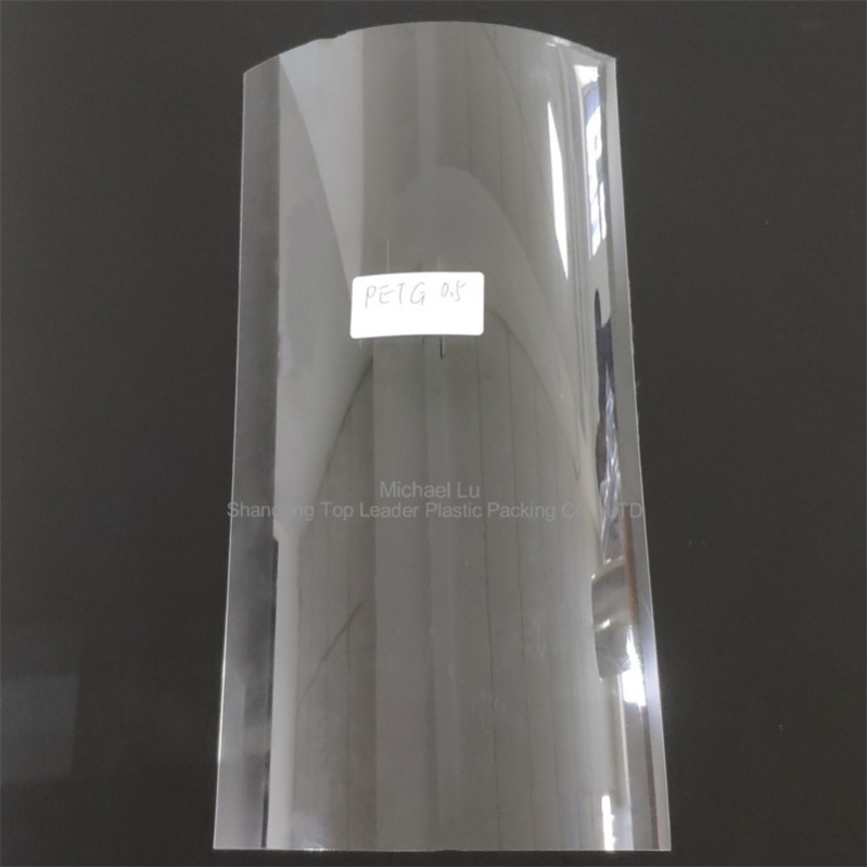 Feuille rigide transparente en PETG, matériau recyclable de qualité alimentaire, thermoscellable