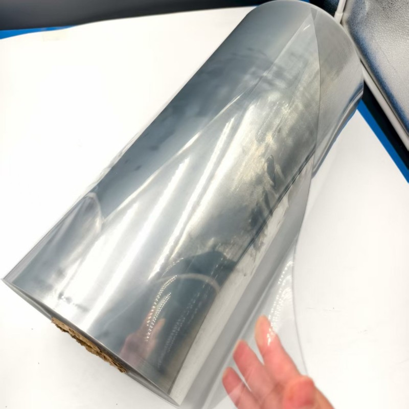 Blue tinted PET rigid film