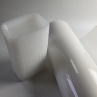 Lebensmitteltaugliche Verpackung aus thermoplastischer PP-Folie