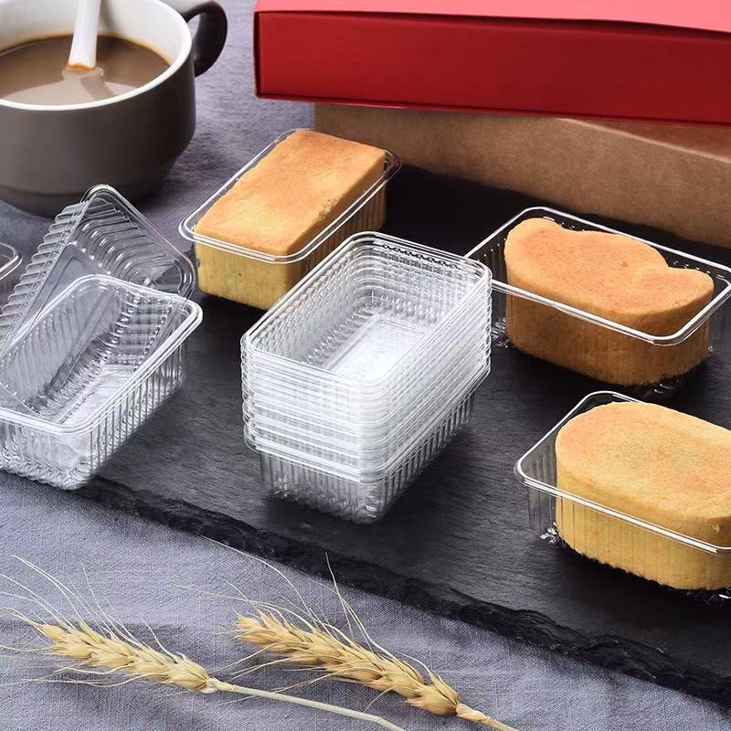 Transparent PET trays Disposable cutlery packaging