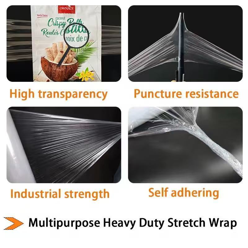Transparente PE-Stretchfolie: Vielseitigkeit und Effizienz in modernen Verpackungen