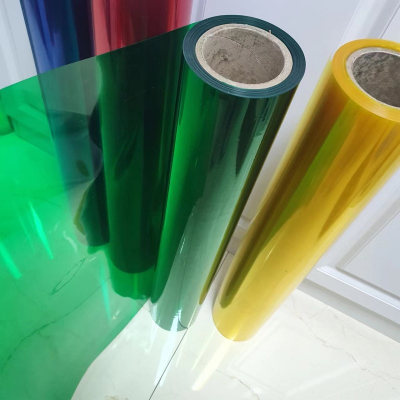 Cuộn PVC cứng trong suốt màu tinh khiết có thể hàn nhiệt