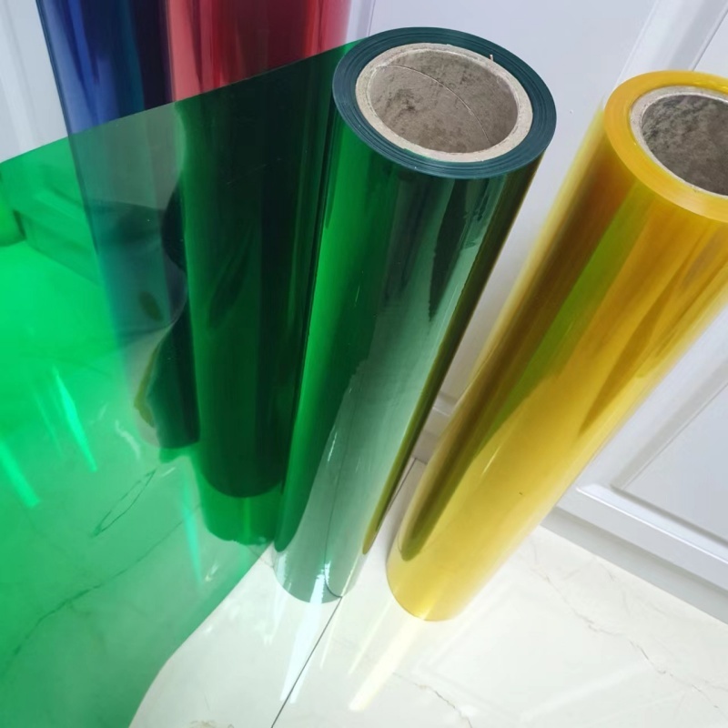 Cuộn PVC cứng trong suốt màu tinh khiết có thể hàn nhiệt