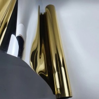 Tấm PET mạ kim loại màu vàng 600 micron