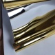 golden color metalized PET sheet