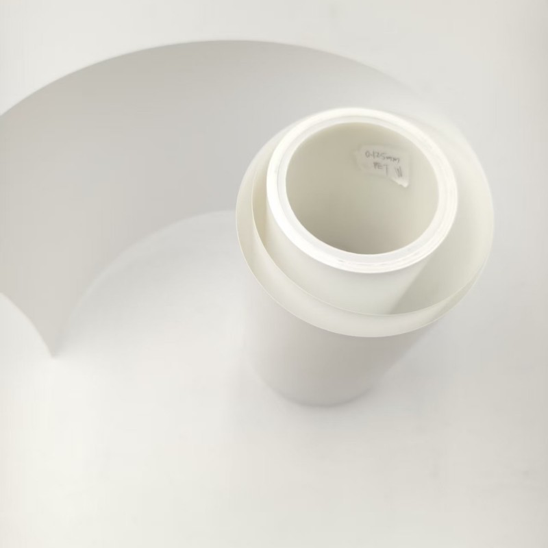 Bela neprozorna PVC trda folija za škatlo za maslo