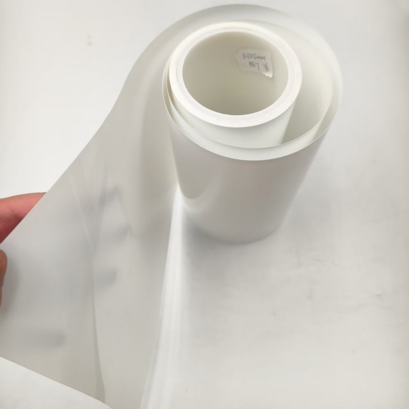 Bela neprozorna PVC trda folija za škatlo za maslo