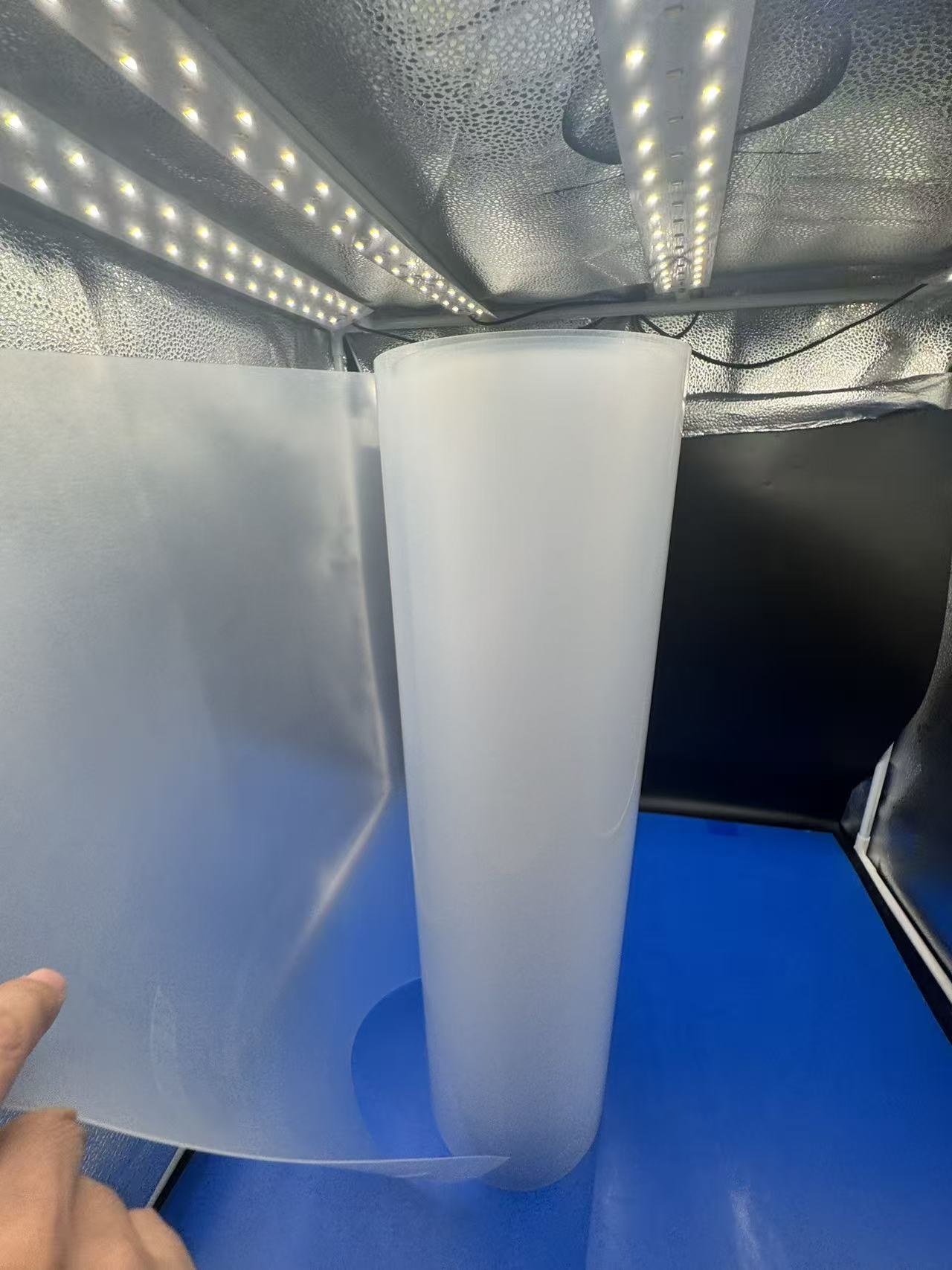 Transparent PP film disposable tableware packaging