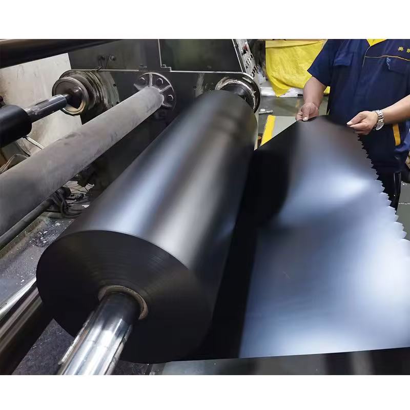 Black PVC film