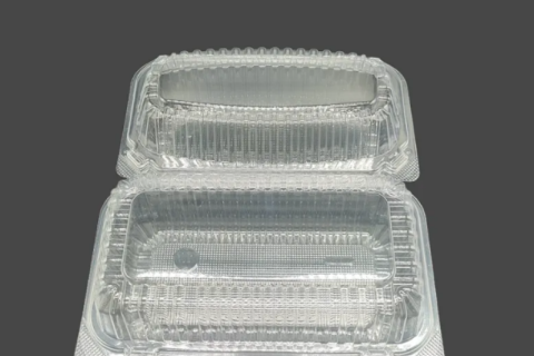 Bandeja blíster BOPS transparente para alimentos