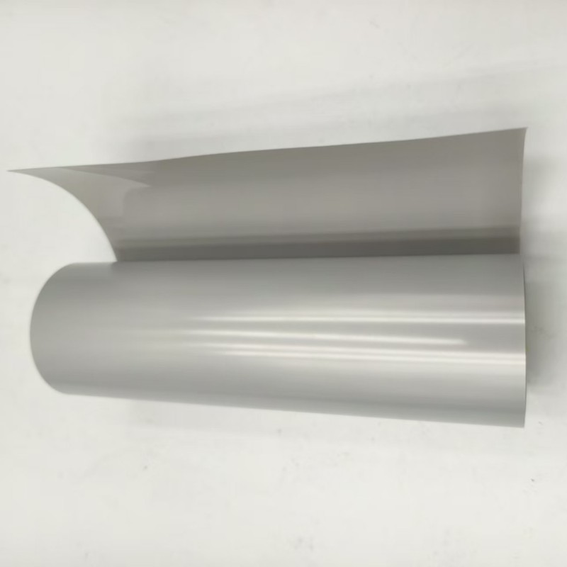 Grey colored PVC film