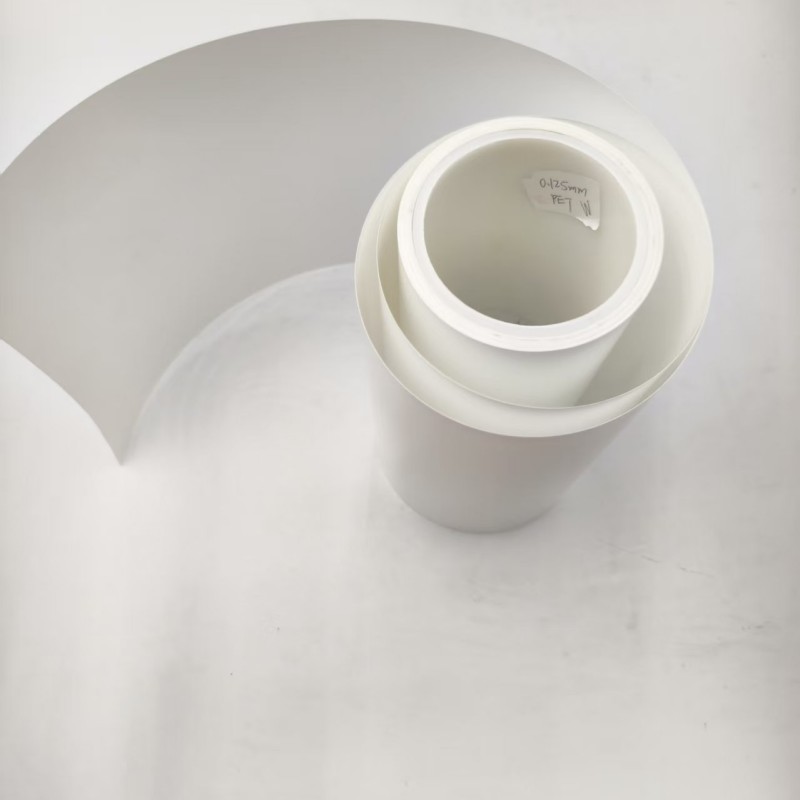 Folie rigidă PETG APET din polietilen tereftalat alb