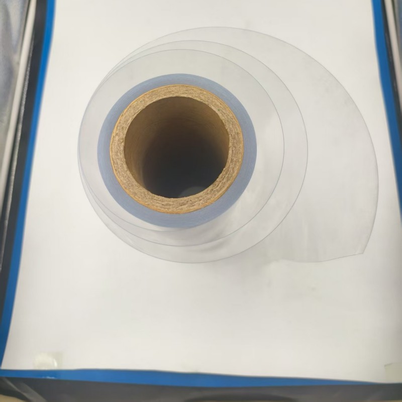 Phim PVC trong suốt có thể in kèm keo