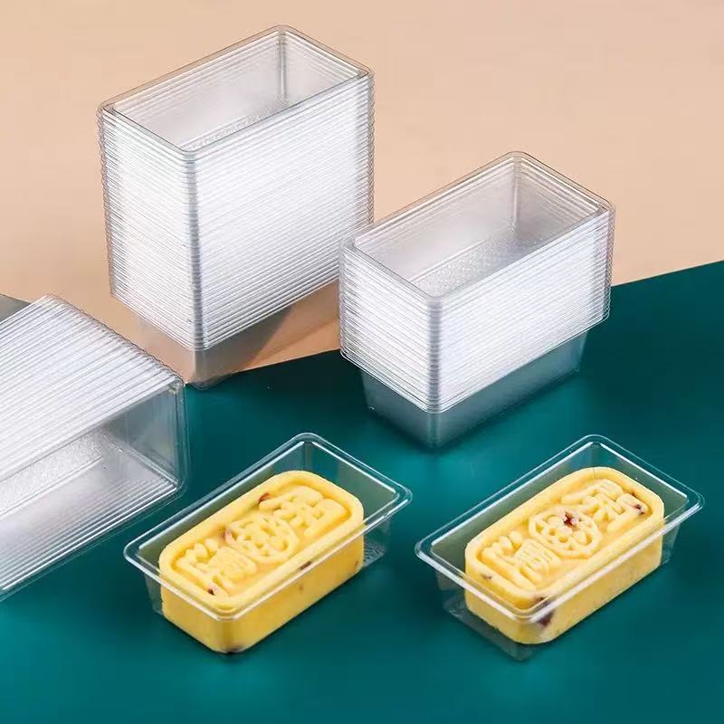 Transparent disposable tableware packaging